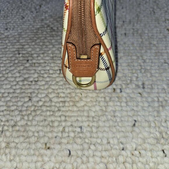 Coach Tatersall Heritage Peyton Crossbody and matching pouch - Picture 15 of 15